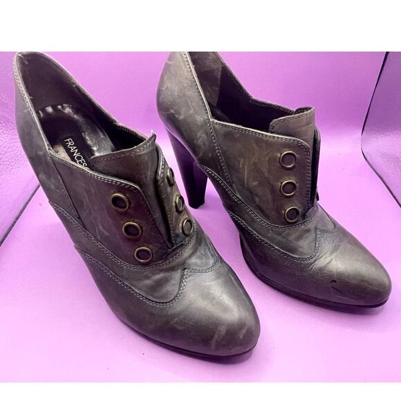 Francesco Morichetti Gray Elizabethan Heel  - 40 (6.5) - Picture 1 of 5